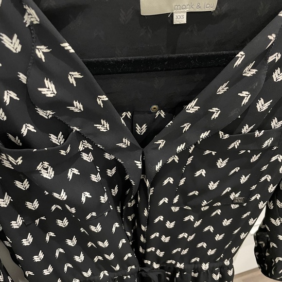Monk & Lou black pattern dress - Picture 3 of 3